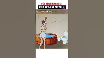 Help the girl clean 👩‍🦰😨| Tricky Twist puzzle🧩 | Gameplay #shorts