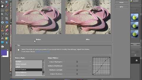 Photoshop Elements 7 Tutorial - Using Curves