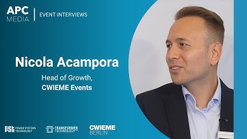 CWIEME Berlin: 30 Years of Powering Progress in the Transformer Sector I Nicola Acampora