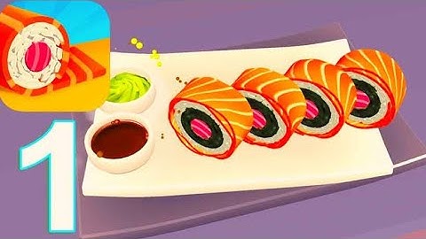 Sushi Roll 3D All Levels Gameplay Android, ios