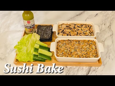 Sushi Bake with Canned Tuna Sushi Bake Recipe Tuna Sushi Bake - YouTube