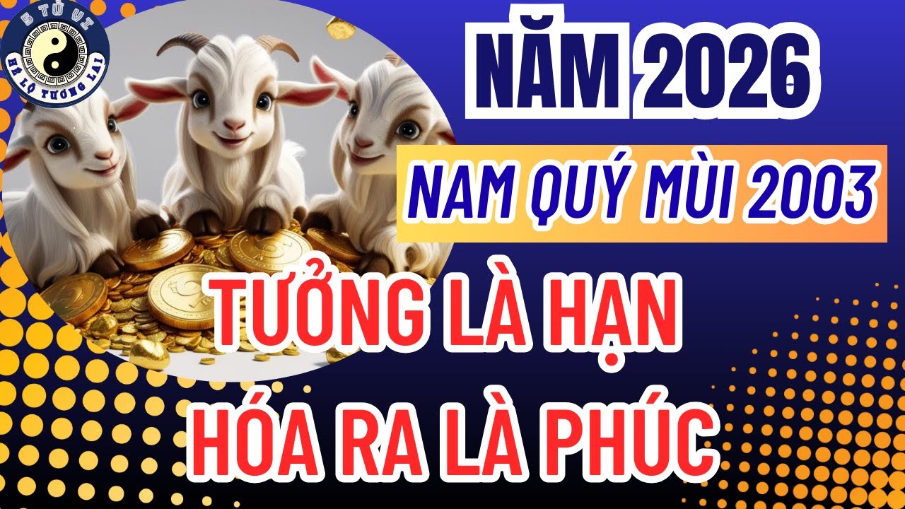 Nam Quý Mùi 2003 Năm 2026: Tưởng Là HẠN Hóa Ra Là PHÚC Nếu Biết Chìa Khóa Này!