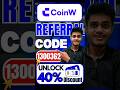 CoinW  Referral Code : (1300362) Exclusive 40% Discount On Trading  Fees | CoinW Invite Code
