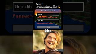 The password settings impossible 😭 😱
