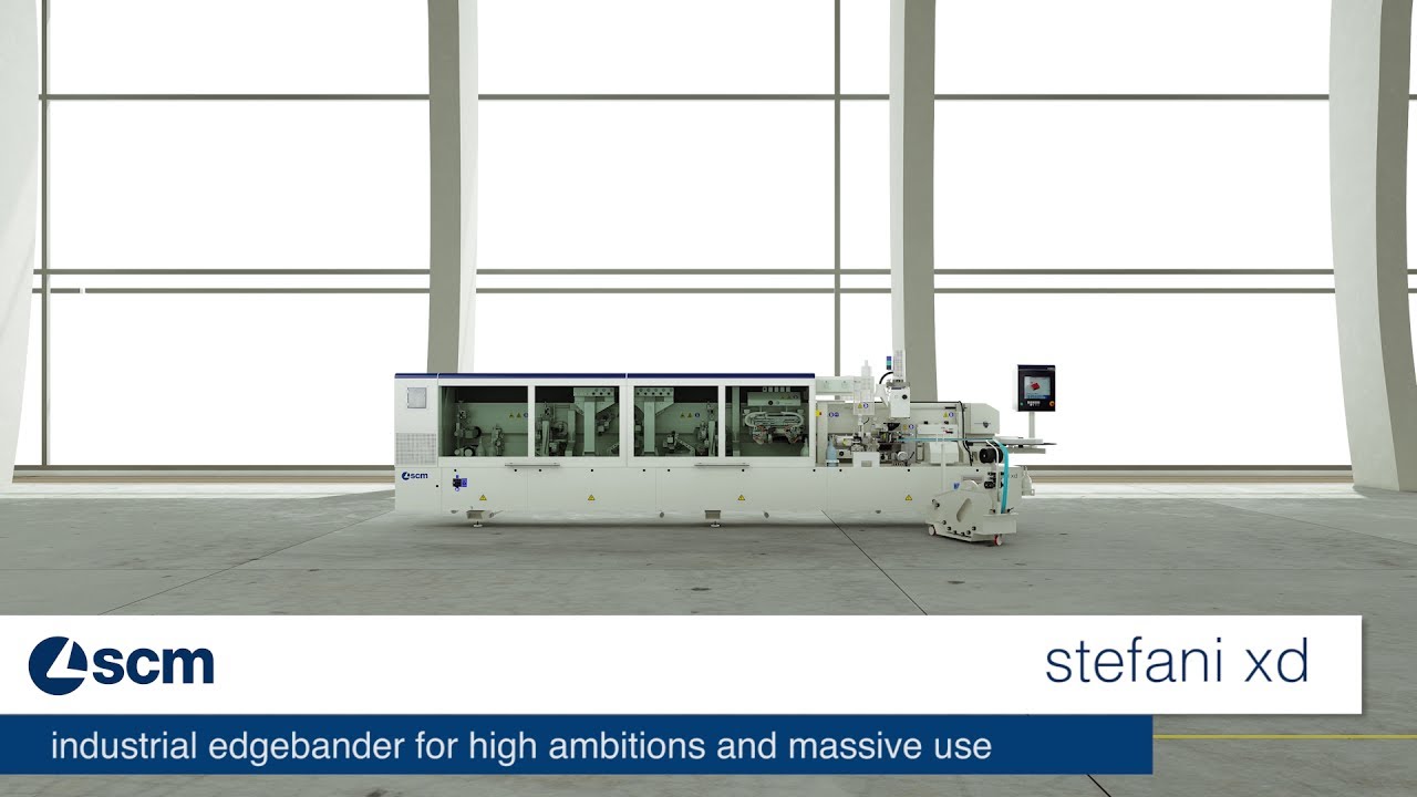 SCM stefani xd - Single-sided automatic edge banders