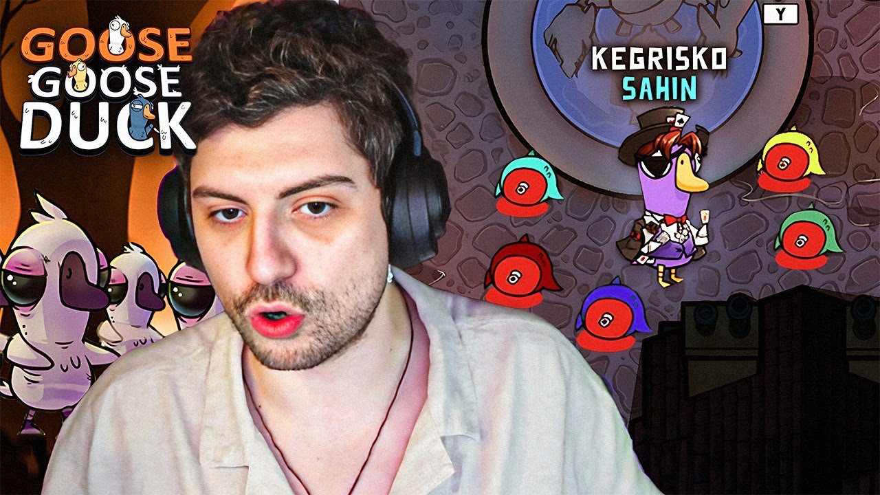 ŞAHİN ROLÜYLE TÜM KASABAYI ELDEN GEÇİRDİM! | Goose Goose Duck