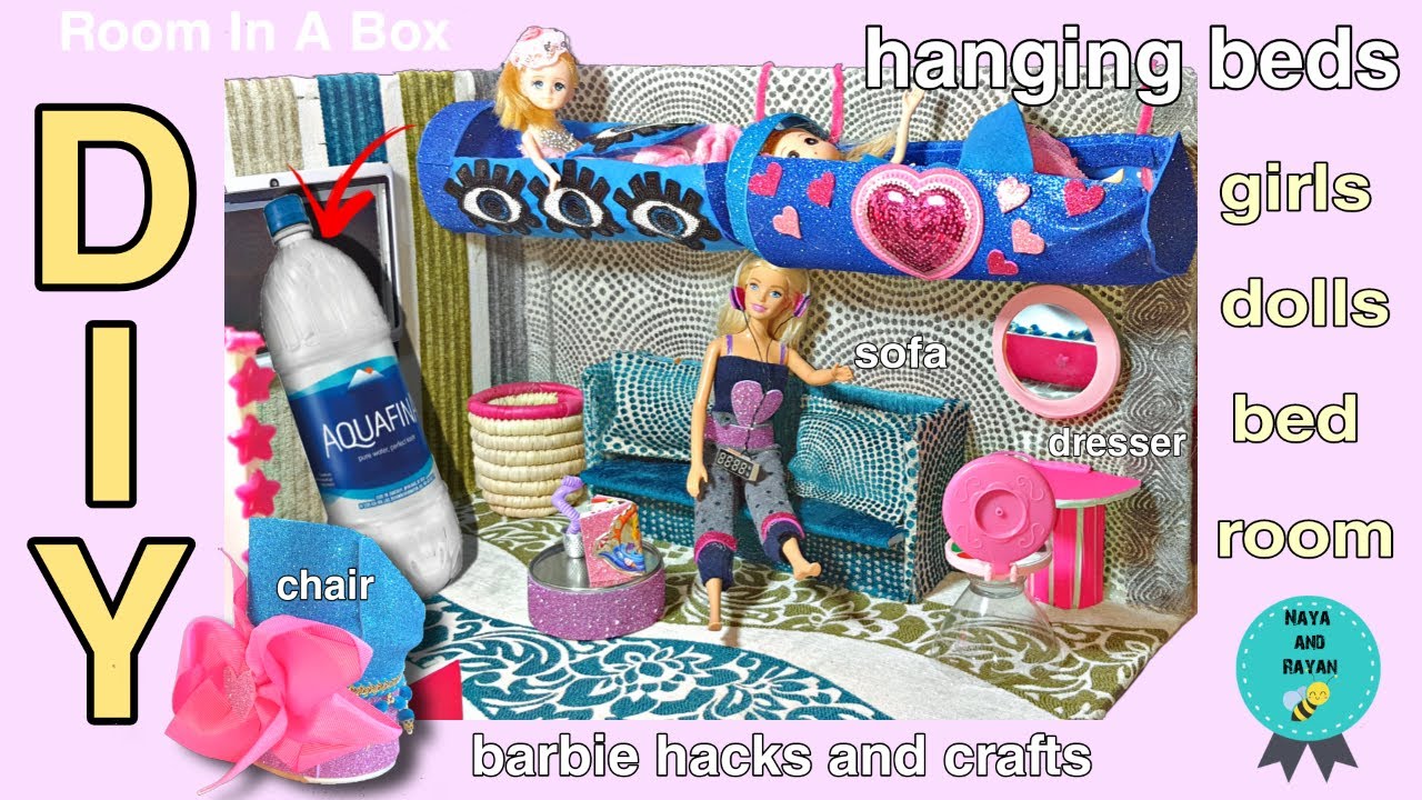 how to make doll room easy Room In A Box ep5 !!!! ( create your own