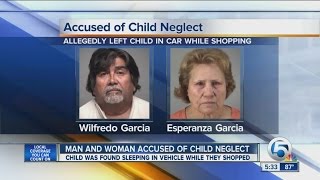 Man and woman accused of child neglect