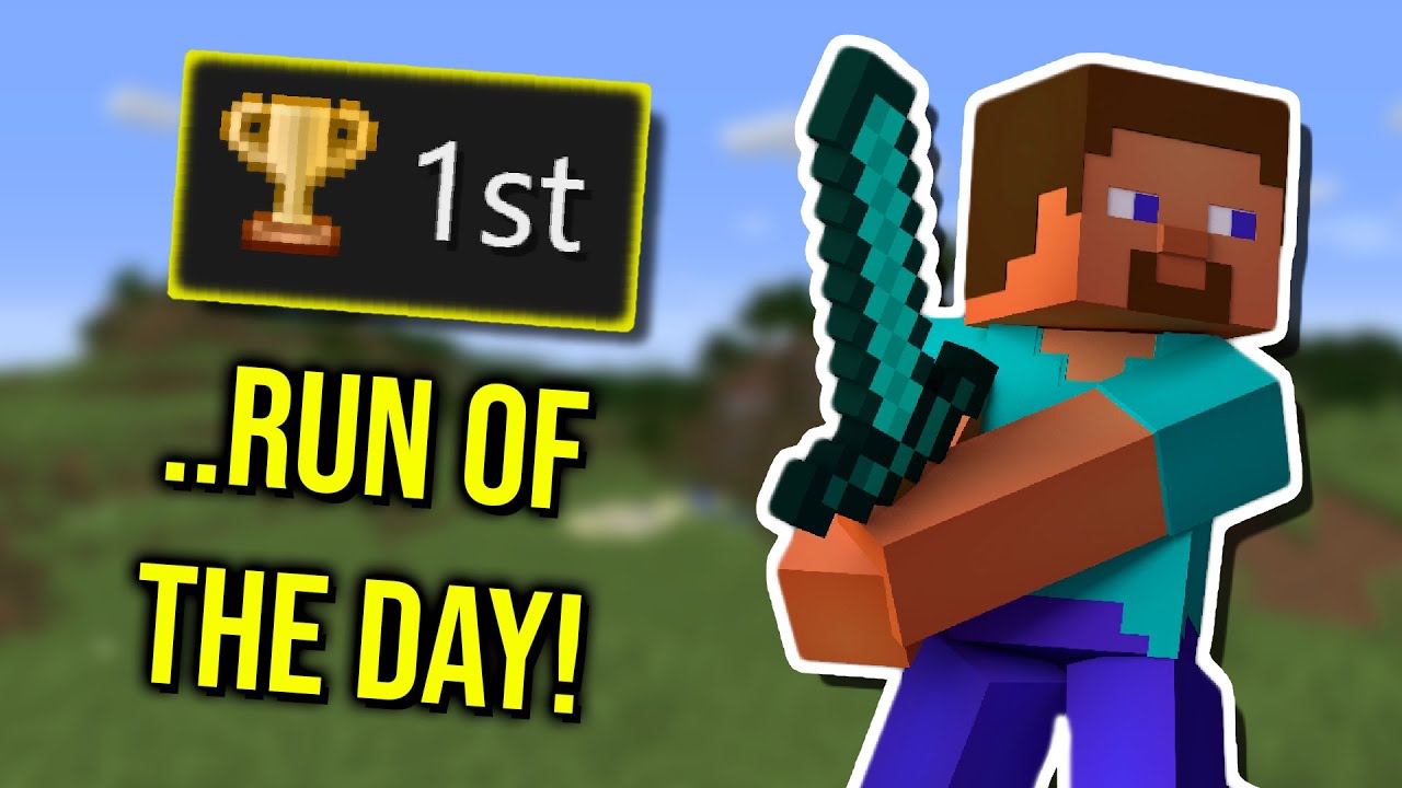 Minecraft WR On His FIRST Run Of The Day | Speedrun Community Highlights