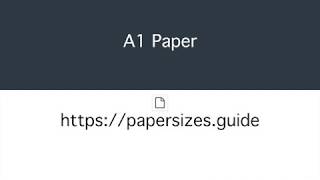 Papersizes.guide | A Series A1 Paper