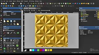 how to make A  3d pyramid design on artcam 