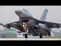 F-16 Fighting Falcon Fighter Jet Landing U.S. Air Force