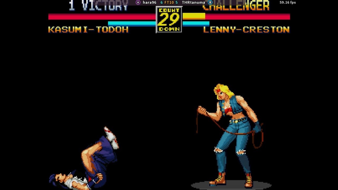 fightcade 2 Art of Fighting 3 hara96 (Japan) vs THRtanuma (Japan)