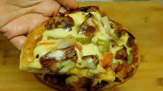 പിസ്സ ഫ്രയിംഗ്പാനില്‍ പെര്‍ഫെക്റ്റ്‌ ആയി ഉണ്ടാക്കാം | Pizza Recipe in Malayalam