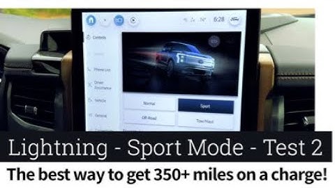 I Got 353 Miles on a single charge - Sport Mode Test 2 in a Ford Lightning