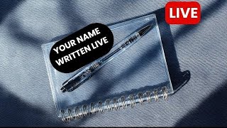 Write Your Name in Calligraphy | Live Request