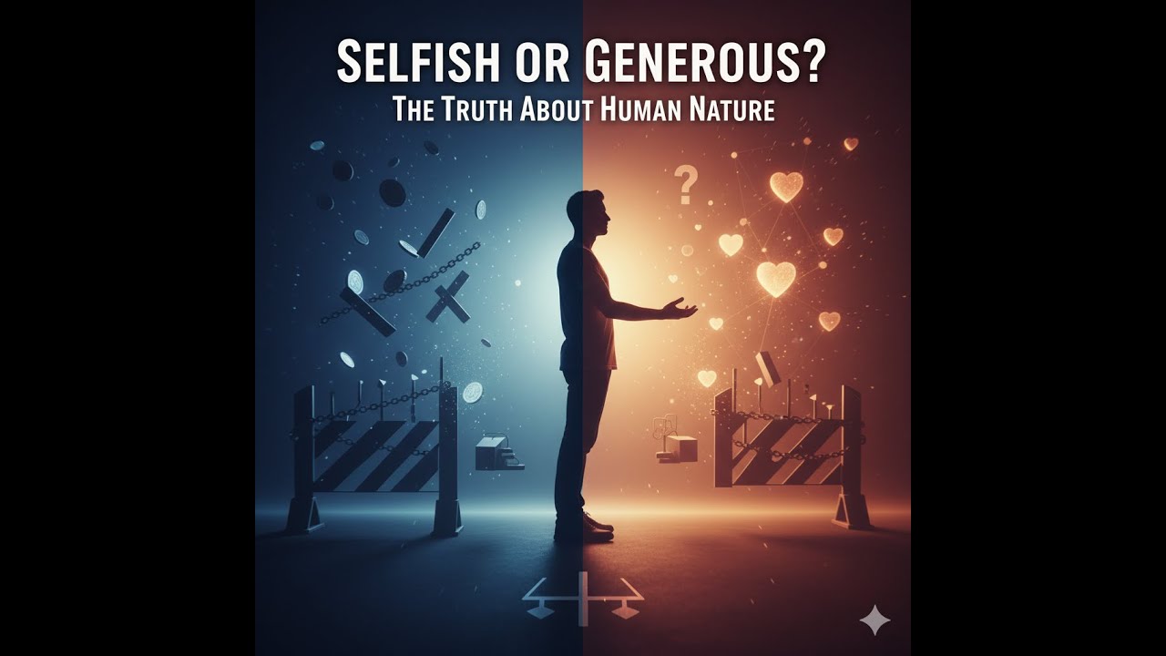 Are humans naturally more selfish or more generous