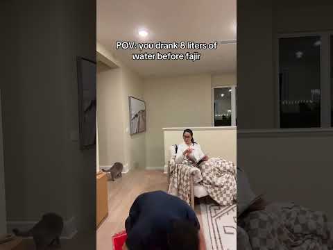 He chugged it all 1 minute before 😂