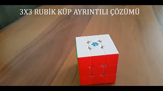 3x3 rubik küp ayrıntılı çözümü