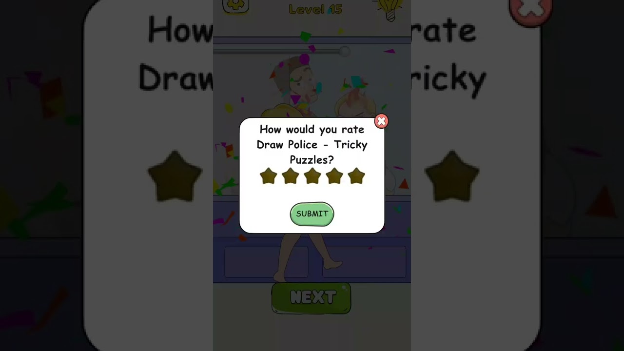 Draw Police - Tricky Puzzles Level 15