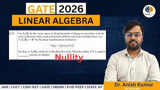 GATE 2026 Linear Algebra solution || Rank Nullity theorem || Que-58