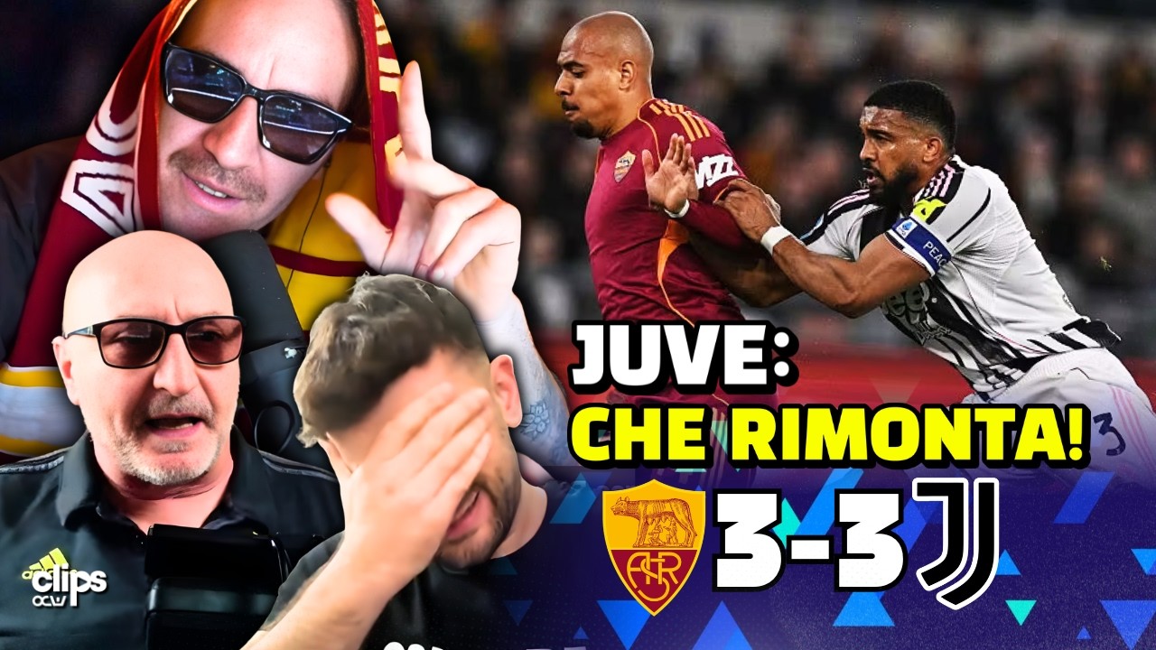 ROMA - JUVENTUS 3-3 | PARTITA CLAMOROSA! GOL SPETTACOLO! OTTIMA ROMA! MA QUESTA JUVE NON MOLLA MAI!