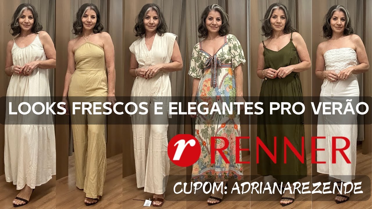 PROVADOR RENNER: LOOKS FRESCOS E ELEGANTES PRO VERÃO 20% OFF 