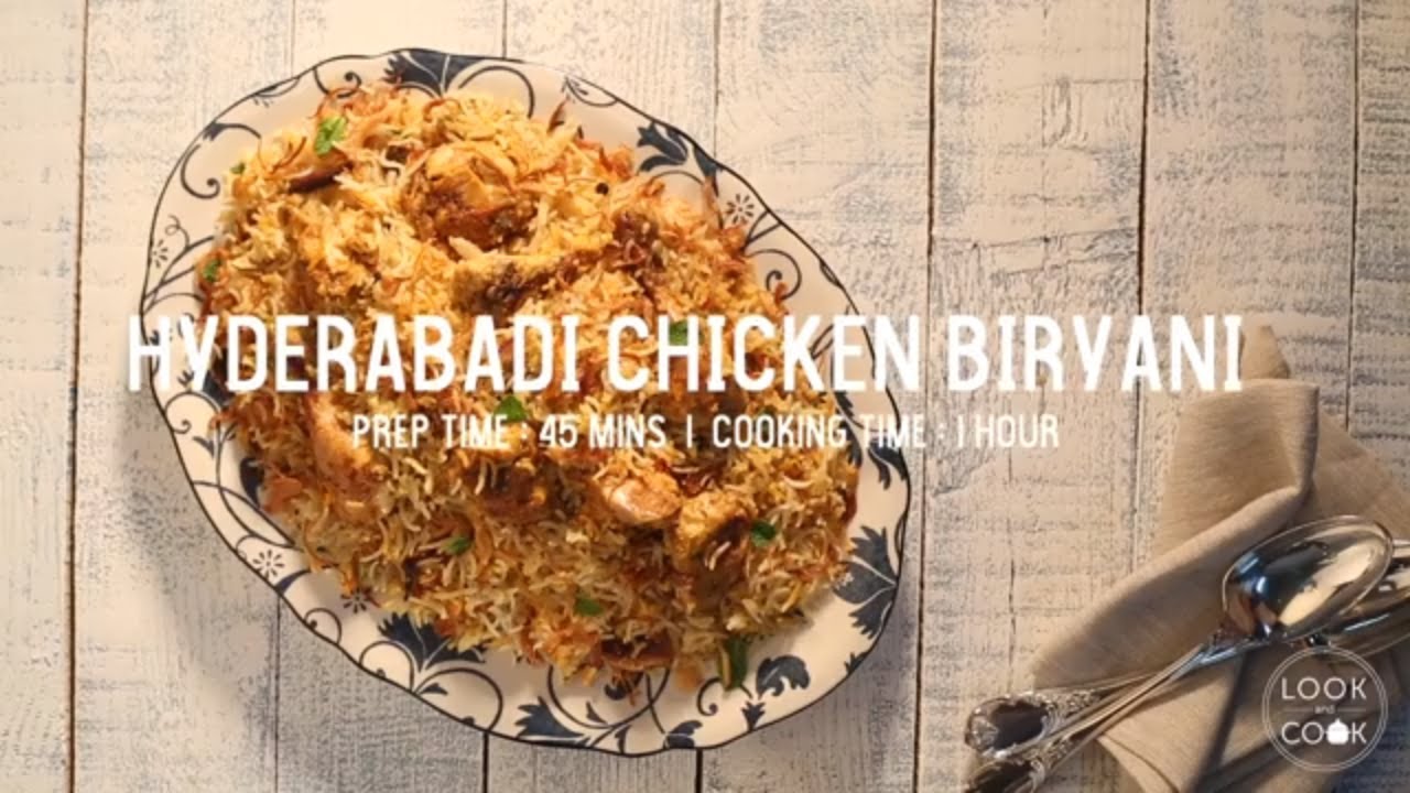 Hyderabadi Chicken Biryani Recipe How to make Hyderabadi chicken biryani YouTube