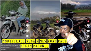 VEGA R NEW ROAD RACE BIKIN RACUN | REAKSI CINEMATIC MOTOR TIKTOK