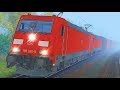 Fahrt in's Verderben - Nebelchaos im Moseltal | BR 185 + Kohlezug Risikofahrt | Train Simulator 2019