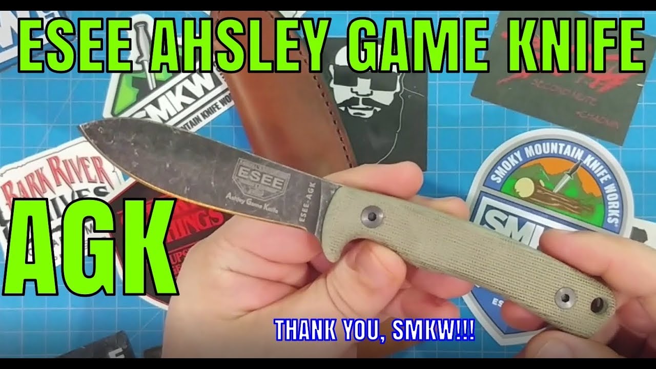 ESEE ASHLEY GAME KNIFE Leverage Your Skinning Ability!!! YouTube