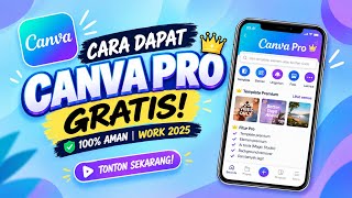 CANVA PRO GRATIS TERBARU 2026! 100% WORK🙌