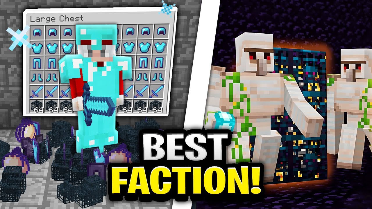 BEST FACTION ON *NEW* MINECRAFT SERVER | Minecraft Factions - YouTube