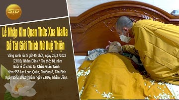 Lễ Nhập Kim Quan Thức Xoa MaNa Bồ Tát Giới Thích Nữ Huệ Thiện