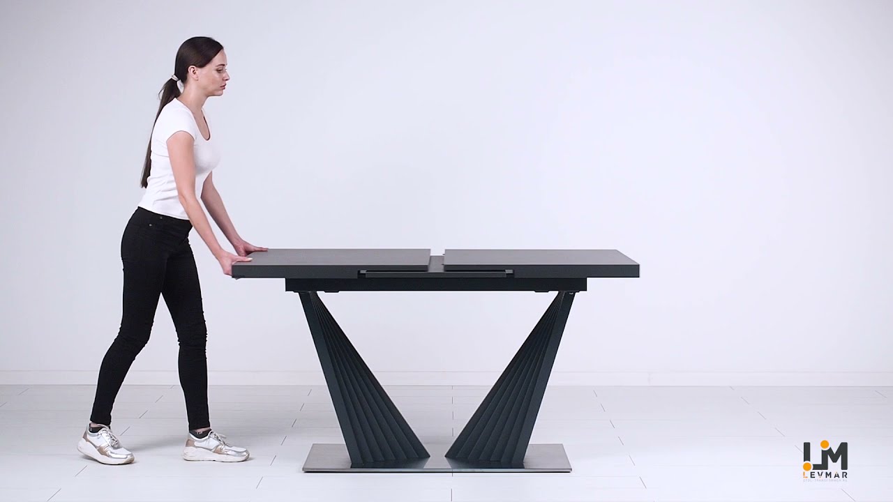 Стол трансформер Rise Nero