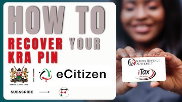 How to Recover Your KRA PIN