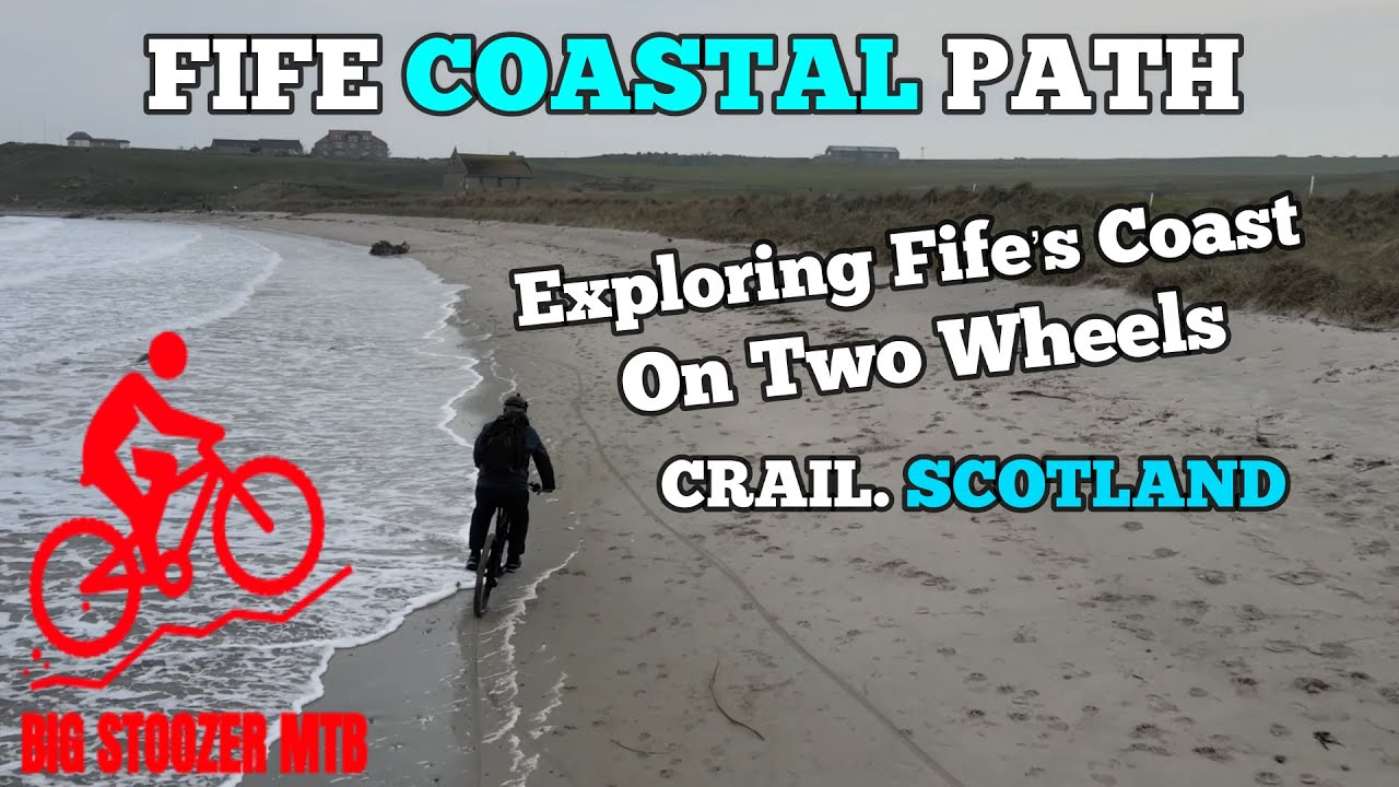 Crail Scotland. Cycling Fife Coastal Path. Single track mtb. Fife