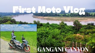 My first motovlog🤩 || Full video || Gangani || The grand Canyon of West Bengal || #firstvlog #viral 