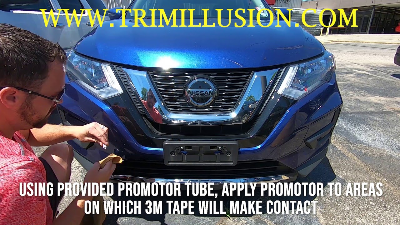 MOONSPORT Front Bumper Cover Kit – 2017-2020 Nissan Rogue – Primed Black
