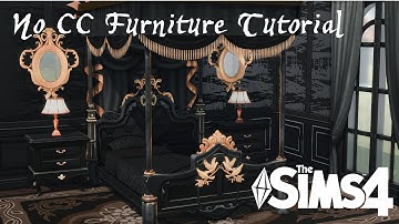 Functional Custom Furniture | No CC | The Sims 4 Tutorial | TOOL Mod