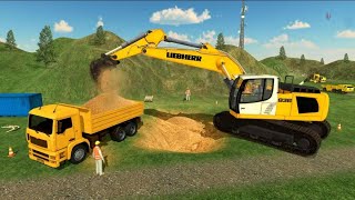City Mega Construction Simulator 2018 | Construction Machine Transport New Level |Android GamePlay screenshot 2