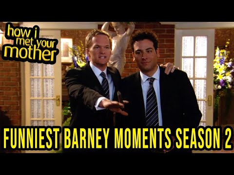 Best Barney Moment Each Episode Season 2 - How I Met Your Mother