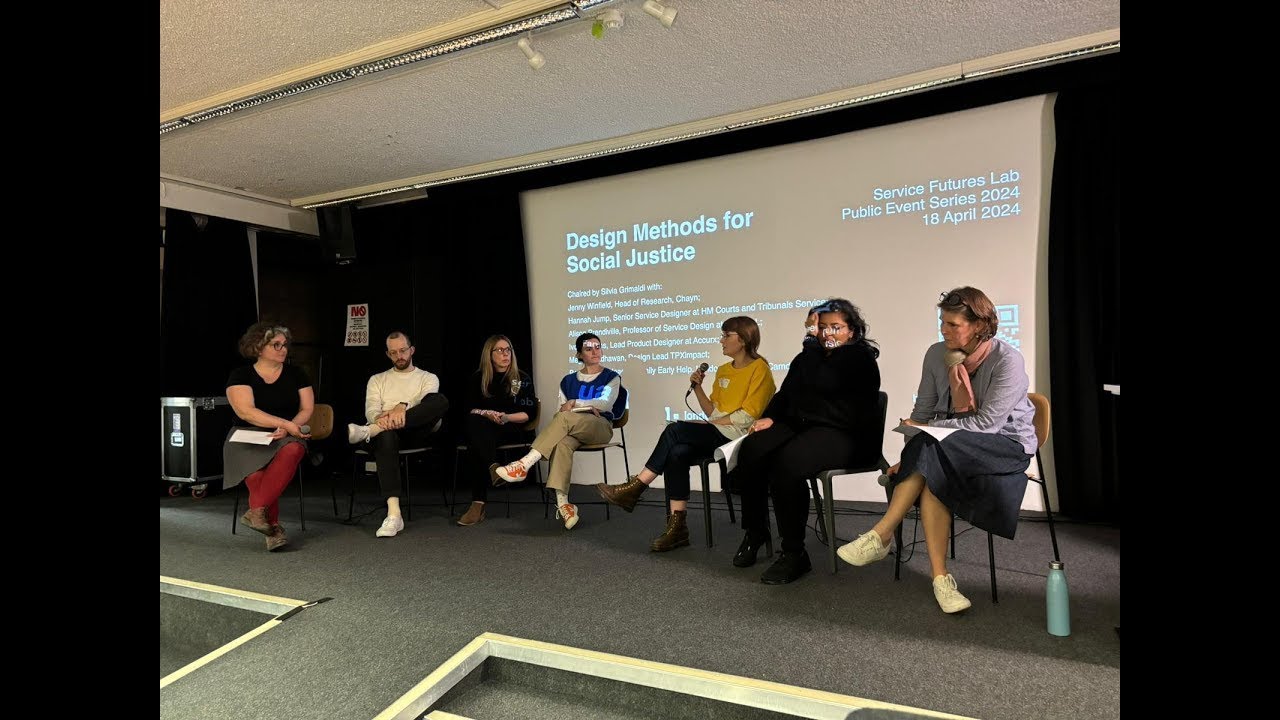 Design Methods for Social Justice - Panel Discussion chaired by Dr Silvia Grimaldi