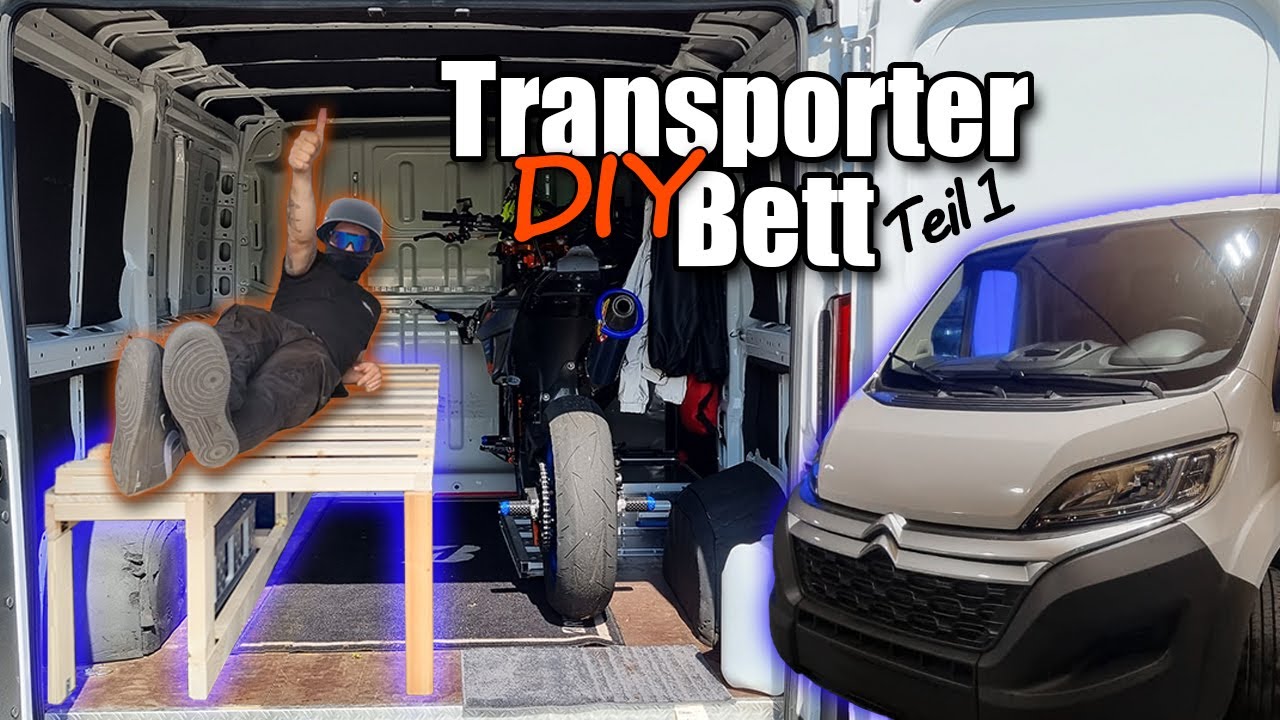Mein DIY Transporter Bett!