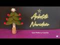 Arbolito Navideño con Fieltro y corcho
