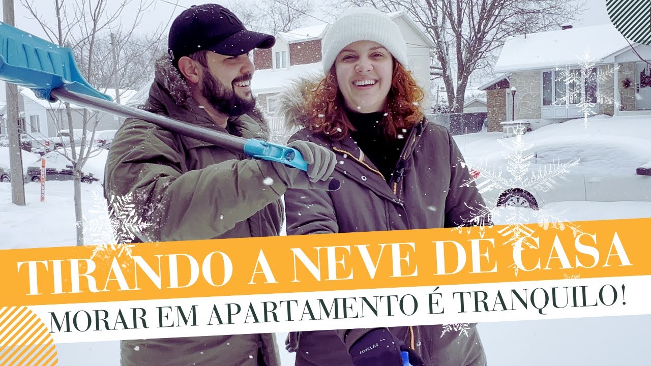 ⛄️ Como é morar numa casa durante o inverno em Montreal no Canadá?