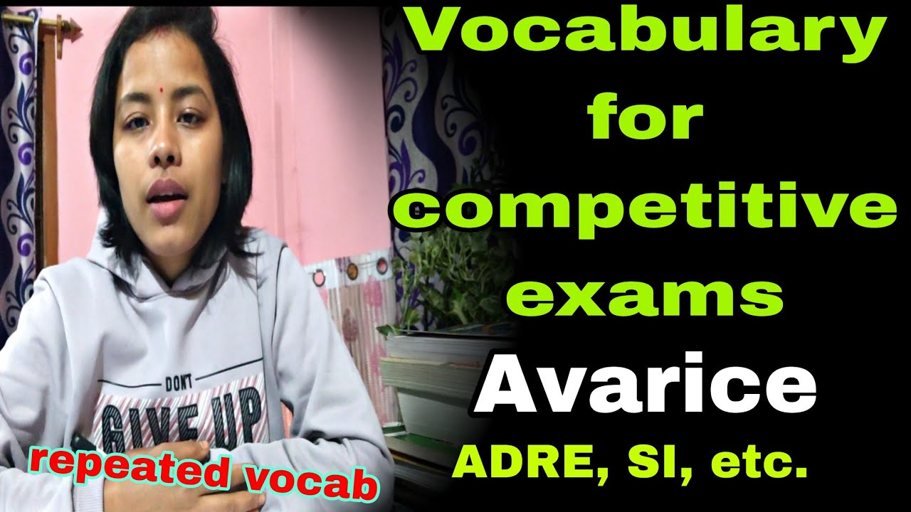 Vocabulary for adre part 3