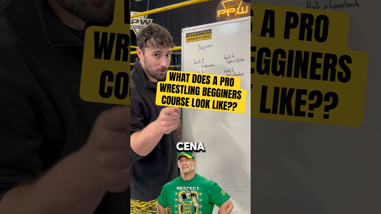 HOW TO BECOME A PRO WRESTLER 🤼 