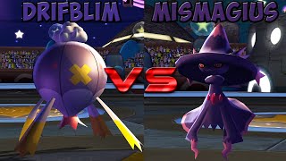 Pokemon Battle Revolution - Drifblim Vs Mismagius
