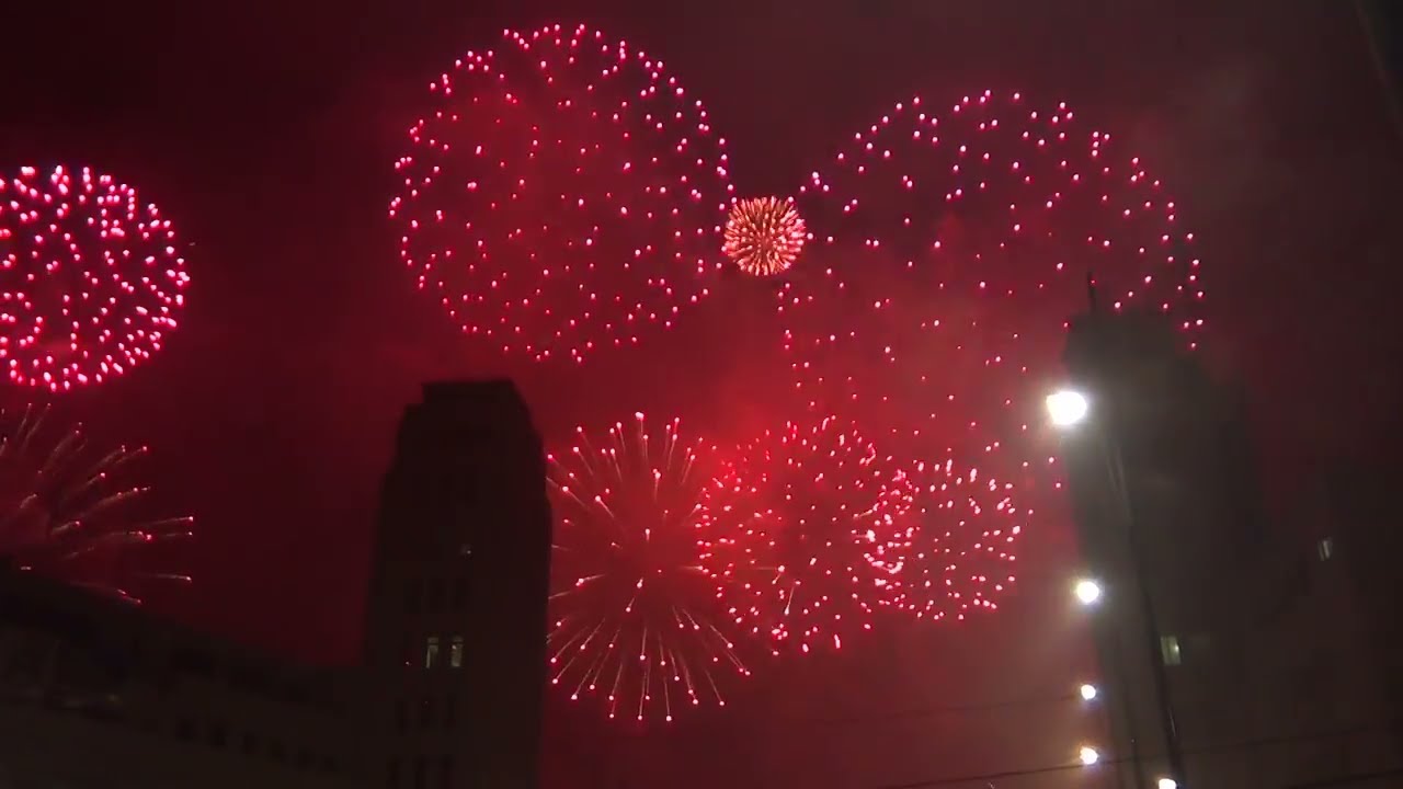 Fuegos Artificiales Año Nuevo 2014  Valparaiso Plaza Sotomayor 01/01/2014